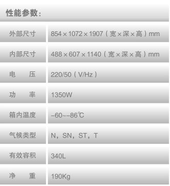 中科都菱-86/-130℃超低溫保存箱 MDF-86V340Ⅱ